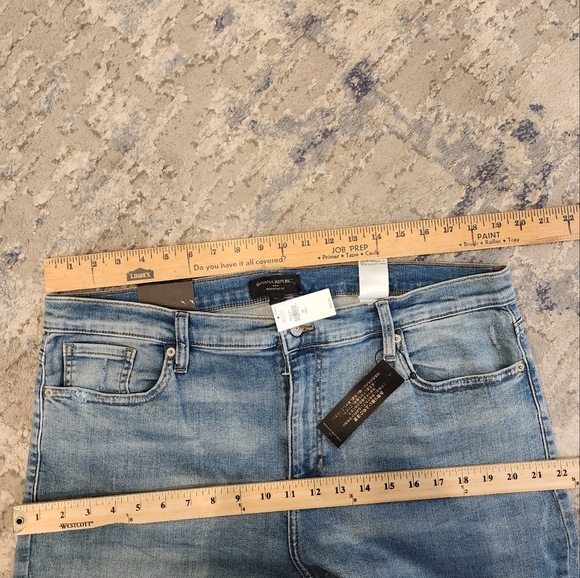 Banana Republic 18 Tall Bootcut Jeans Stretch Denim Lightwash Plus Size 34T NWT - Picture 6 of 15